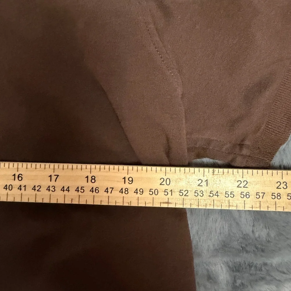 Banana Republic Luxury Touch Performance Polo Shirt Mens Large Brown Cotton